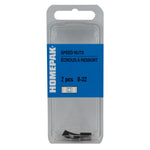 2 Pack #8-32 Formed Type Push-On Speed Nuts