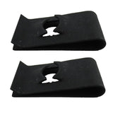 2 Pack 1/4" Formed Type Speed Push-On Nuts