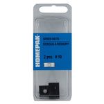 2 Pack #10 Formed Type Speed Push-On Nuts