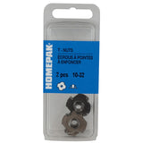 2 Pack #10-32 Steel 3 Prong Tee Nuts