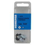2 Pack #10-24 Steel 4 Prong Tee Nuts