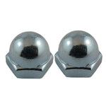 2 Pack #10-32 Zinc Plated Acorn Nuts