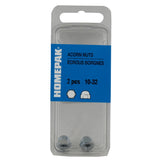 2 Pack #10-32 Zinc Plated Acorn Nuts