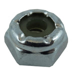 10 Pack #6-32 Zinc Plated Nylon Insert Lock Nuts
