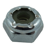 10 Pack #6-32 Zinc Plated Nylon Insert Lock Nuts