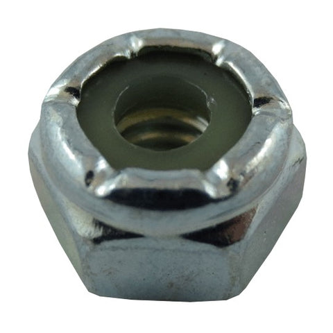 10 Pack #10-24 Zinc Plated Nylon Insert Lock Nuts