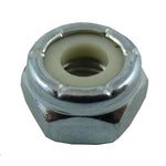 10 Pack #10-32 Zinc Plated Nylon Insert Lock Nuts