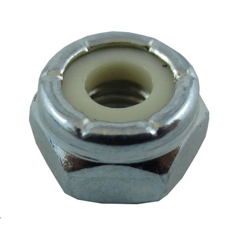 10 Pack #10-32 Zinc Plated Nylon Insert Lock Nuts