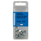10 Pack #10-32 Zinc Plated Nylon Insert Lock Nuts