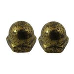 2 Pack #10-32 Brass Acorn Nuts