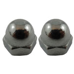 2 Pack #8-32 18.8 Stainless Steel Acorn Nuts