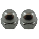 2 Pack #10-24 18.8 Stainless Steel Acorn Nuts