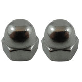 2 Pack #10-24 18.8 Stainless Steel Acorn Nuts