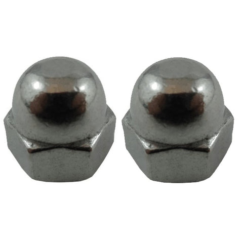 2 Pack #10-24 18.8 Stainless Steel Acorn Nuts