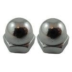 2 Pack #5/16-18 18.8 Stainless Steel Acorn Nuts