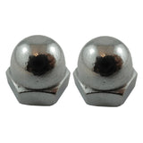 2 Pack #5/16-18 18.8 Stainless Steel Acorn Nuts