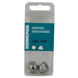 2 Pack #5/16-18 18.8 Stainless Steel Acorn Nuts