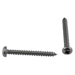 10 Pack #8 x 1-1/2" Pan Head Socket Stainless Steel Tap Screws