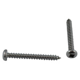 10 Pack #8 x 1-1/2" Pan Head Socket Stainless Steel Tap Screws