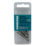10 Pack #8 x 1-1/2" Pan Head Socket Stainless Steel Tap Screws