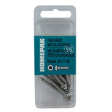 10 Pack #8 x 1-1/2" Pan Head Socket Stainless Steel Tap Screws