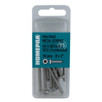 10 Pack #8 x 2" Pan Head Socket Stainless Steel Tap Screws