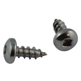 10 Pack #10 x 1/2" Pan Head Socket Stainless Steel Tap Screws
