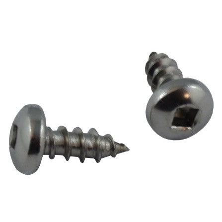 10 Pack #10 x 1/2" Pan Head Socket Stainless Steel Tap Screws