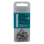 10 Pack #10 x 1/2" Pan Head Socket Stainless Steel Tap Screws