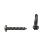10 Pack #10 x 1" Pan Head Socket Stainless Steel Tap Screws