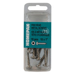 10 Pack #10 x 1" Pan Head Socket Stainless Steel Tap Screws