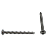 10 Pack #10 x 2" Pan Head Socket Stainless Steel Tap Screws