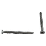 10 Pack #8 x 2" Flat Head Socket Stainless Steel Tap Screws
