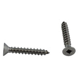 10 Pack #10 x 1-1/4" Flat Head Socket Stainless Steel Tap Screws