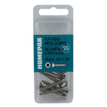 10 Pack #10 x 1-1/4" Flat Head Socket Stainless Steel Tap Screws