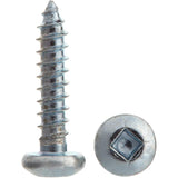 10 Pack #4 x 1/2" Pan Head Socket Zinc Plated Tap Screws