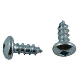 10 Pack #10 x 1/2" Pan Head Socket Zinc Plated Tap Screws
