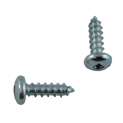 10 Pack #12 x 3/4" Pan Head Socket Zinc Plated Tap Screws