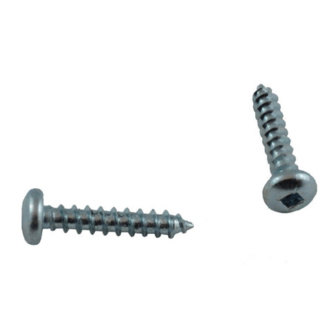 10 Pack #10 x 1" Pan Head Socket Zinc Plated Tap Screws