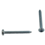 10 Pack #8 x 1-1/2" Pan Head Socket Zinc Plated Tap Screws