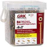 GRK R4 ProPak Multipurpose Screws, 9 by 2-Inch, 690-Count