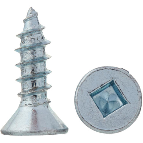 10 Pack #6 x 1/2" Flat Head Socket Zinc Plated Wood Screws