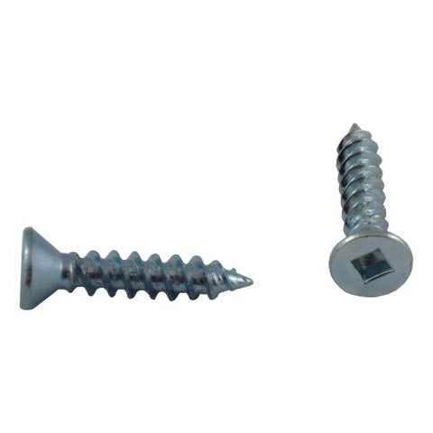 10 Pack #7 x 3/4" Flat Head Socket Zinc Plated Wood Screws