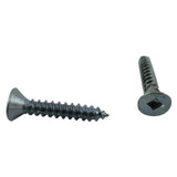 10 Pack #4 x 5/8" Flat Head Socket Zinc Plated Wood Screws