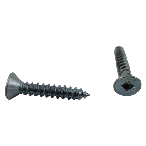 10 Pack #4 x 5/8" Flat Head Socket Zinc Plated Wood Screws
