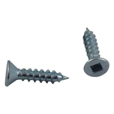 10 Pack #8 x 3/4" Flat Head Socket Zinc Plated Wood Screws