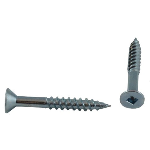 10 Pack #10 x 1-1/2" Flat Head Socket Zinc Plated Wood Screws