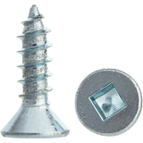 10 Pack #8 x 5/8" Flat Head Socket Zinc Plated Wood Screws