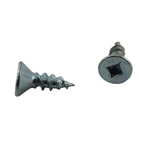 10 Pack #4 x 3/8" Flat Head Socket Zinc Plated Wood Screws