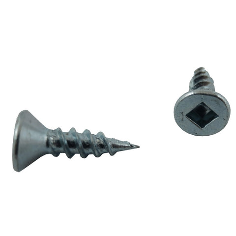 10 Pack #5 x 1/2" Flat Head Socket Zinc Plated Wood Screws